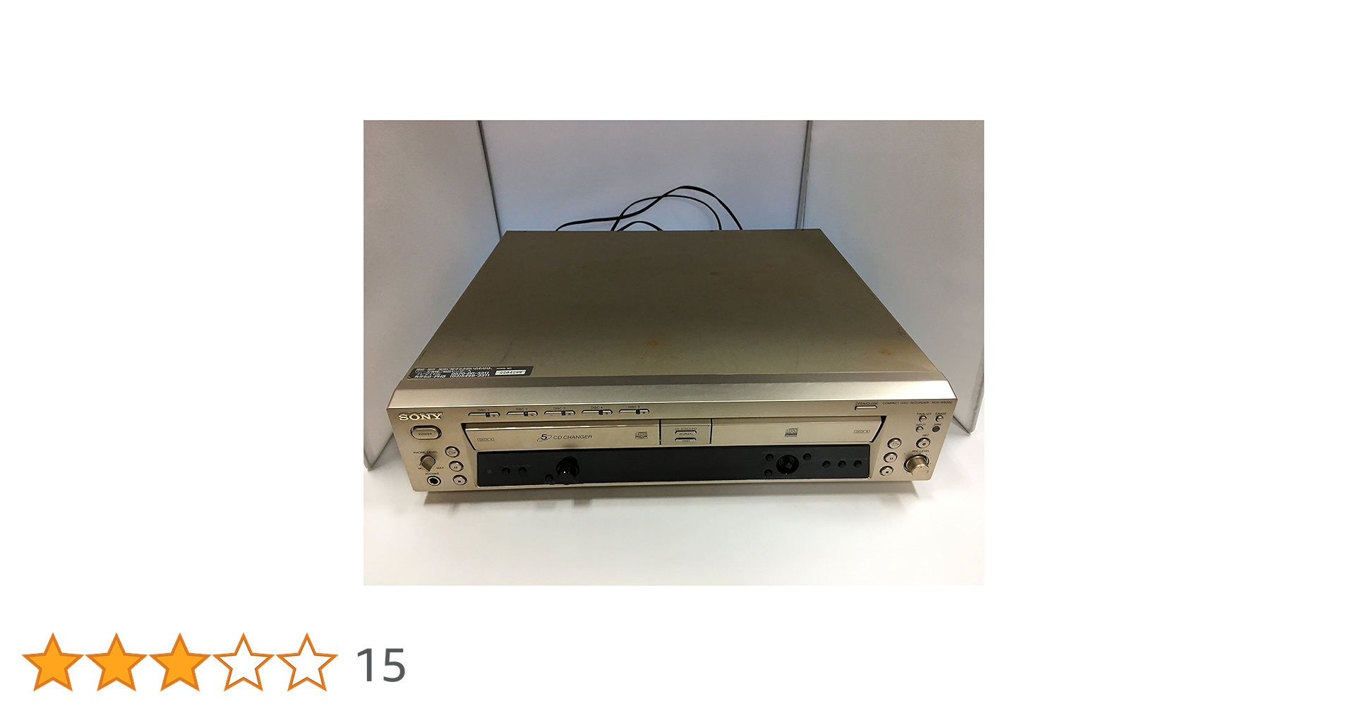 専用【メンテ済・完動・美品・希少】RCD-W500C　SONY　CDレコーダー 完動・準美品】CDレコーダー SONY RCD-W500C